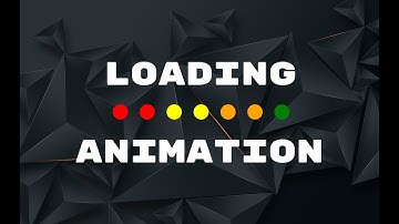 Amazing Loading Animation Using Only HTML & CSS - CodeWithTanmay