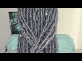 Soft Messy Boho Locs Tutorial/ Distressed natural look/ no tension/ ft bobbi boss hair