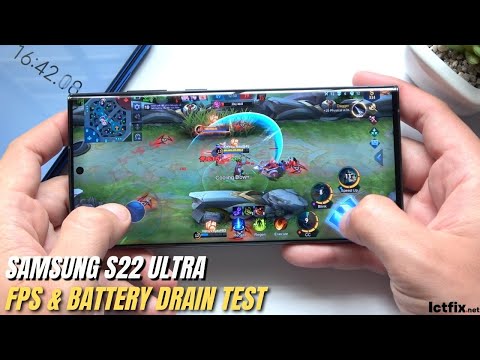 Samsung Galaxy S22 Ultra Mobile Legends Gaming test | Snapdragon 8 Gen 1, 120Hz Display