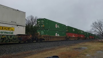 NS 213 Intermodal Taylors, SC w/ 2 GEVO leaders and P5 horn sound