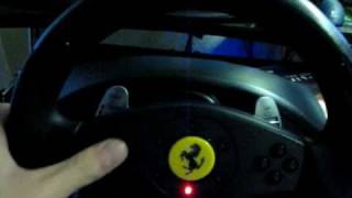 Kevin here again reviewing the ferrari gt wheel! features pc ps3 ps2
support paddle shifters, brake and gas petals also a table clamp! very
study wel...