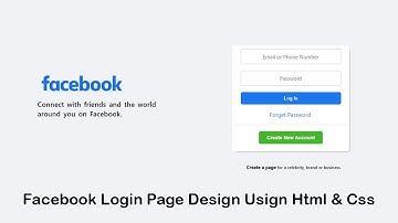 Facebook Login Page Design Usign Html & Css || 𝐏𝐫𝐨𝐠𝐫𝐚𝐦𝐦𝐞𝐫 𝐙𝐚𝐡𝐢𝐝 (Bangla Tutorial)