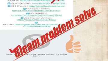 Gleam problem solve ll don