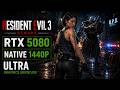 Resident Evil 3 Remake on RTX 5080 | Native 1440p Ultra Graphics Showcase