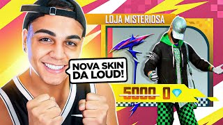 REAÇÃO DO FREITAS AO PEGAR a NOVA SKIN DA LOUD NO FREE FIRE!!! - free fire