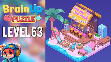 Brain Up Drama Puzzle – Level 63 Walkthrough Solutions | iOS / Android Gameplay 