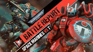 Space Marines vs T'au Empire | Warhammer 40k | ONSLAUGHT Battle Report