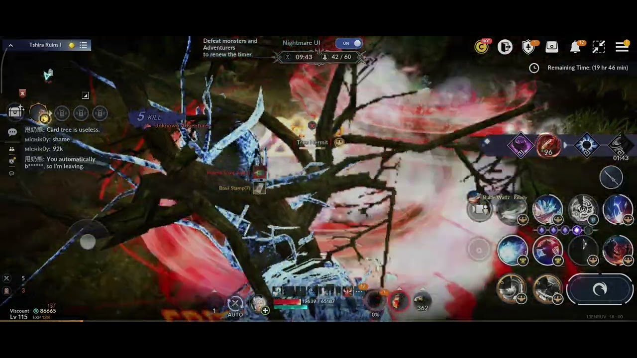 BLACK DESERT MOBILE NM1 PVP AGAIN 92K ASKIA CANT MOVE PART1 WITH FOR D 2🤣🤣🤣