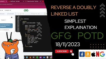 Reverse a Doubly Linked List | gfg potd today | POTD | GFG Problem of the Day | C++ | @CodeThurst