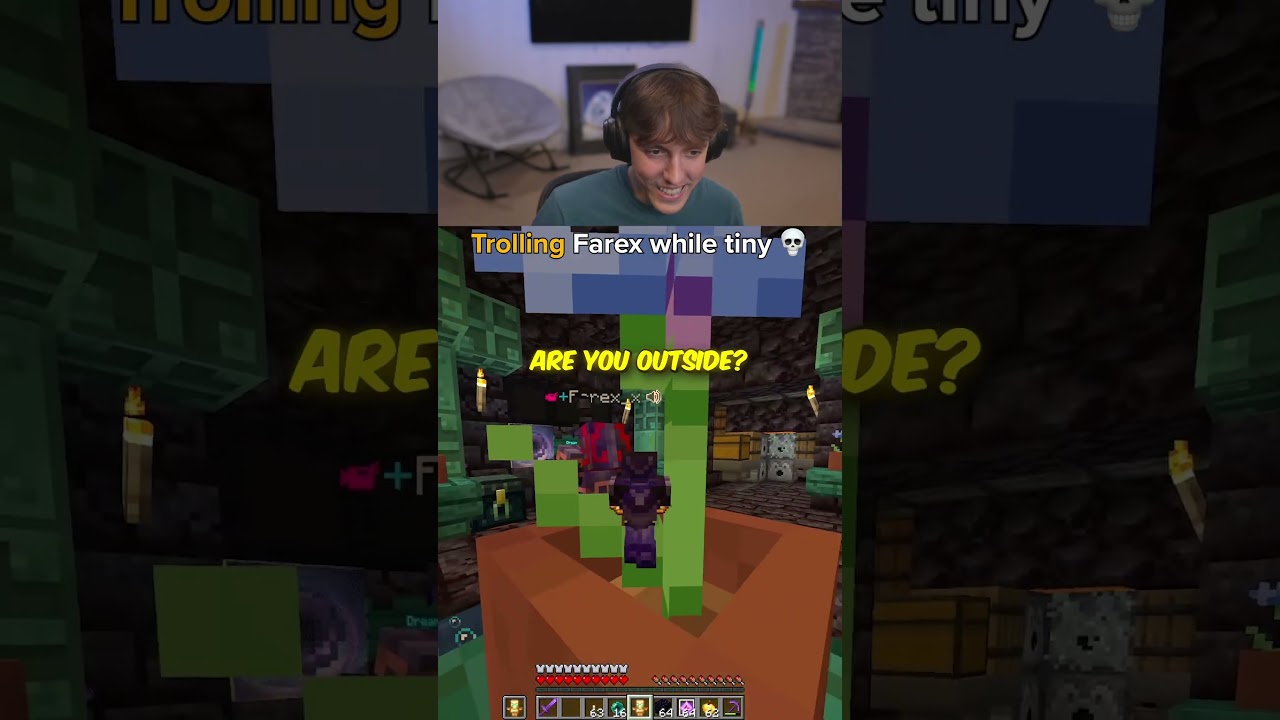 Trolling Farex while tiny 💀