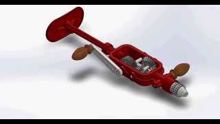 SolidWorks Project - Hand Drill (ENMF 503, 2014)