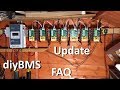 Update on the Solar Charged 18650 Blocks & the diyBMS - 12v Solar Shed