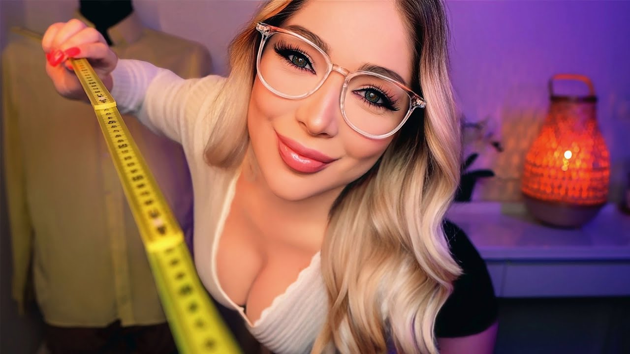 ASMR Measuring You BUT It Gets Weird ✂️ Tailor Role Play, Measuring Your Face & Body