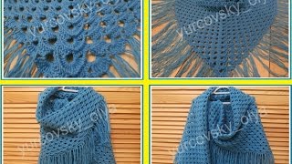 0 Как связать шаль чешуйками, образец, материалы 0 Как связать шаль чешуйками, образец, материалы