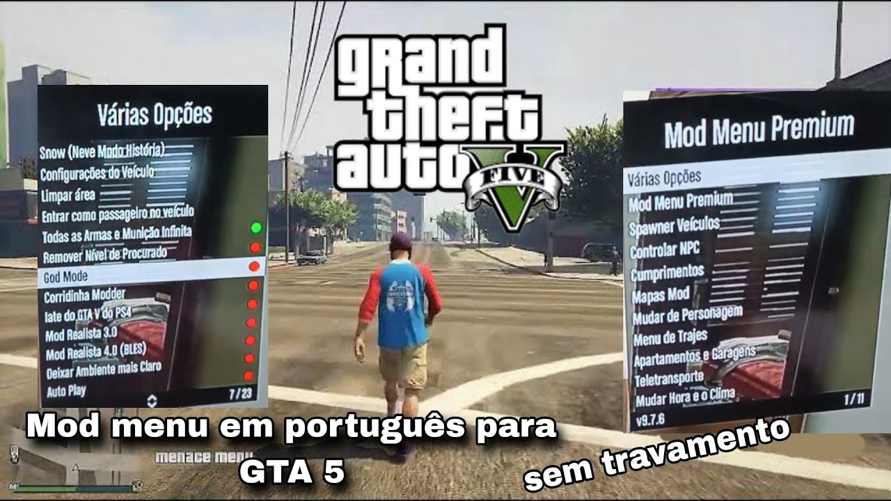 Como instalar Mod Menu em português no GTA V Direto Do PlayStation 3.