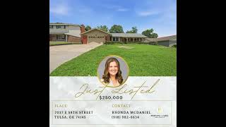 JUST LISTED - 7037 E 59th Street, Tulsa, OK 74145 JUST LISTED - 7037 E 59th Street, Tulsa, OK 74145