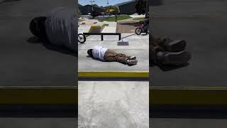 Guy Falls off Skateboard on Ledge While Attempting Trick - 1441441
