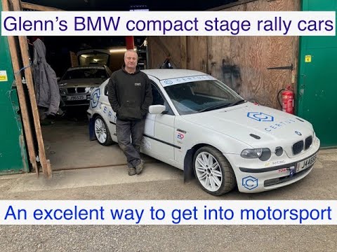 Glenn's BMW e46 compact Stage rally car(s) - YouTube