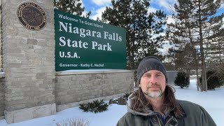 Niagara Falls State Park - Cave of the Winds in winter