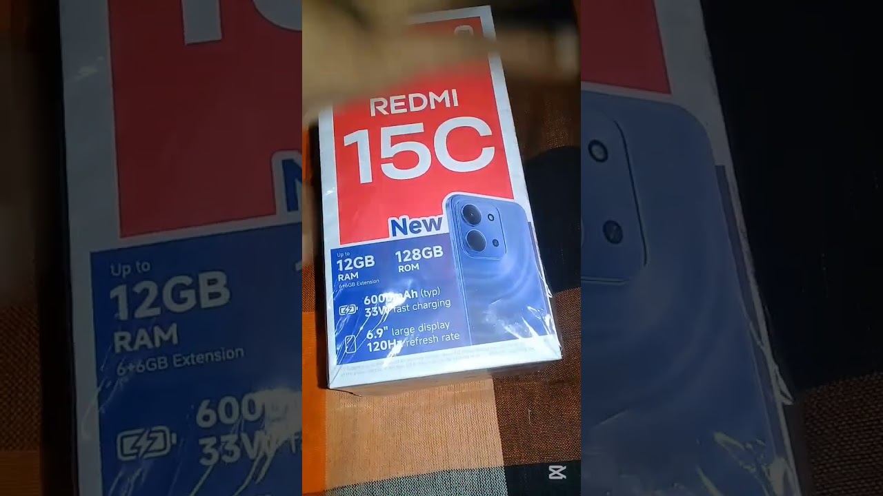 Redmi 15c unboxing/My new phone/මගේ අලුත් phone එක