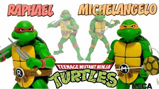 NECA TMNT 1987 Cartoon Line - Raphael & Michelangelo