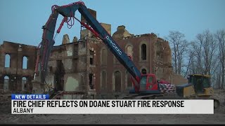 Fire chief reflects on Doane Stuart fire response