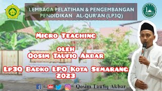 Tugas Akhir Kuliah KH | Khot (Menulis ArabPegon) | LP3Q Badko LPQ Kota Semarang | Qosim Taufiq Akbar