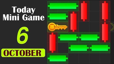 6 October hamster kombat today mini game | today mini game 100% solved | key puzzle solve