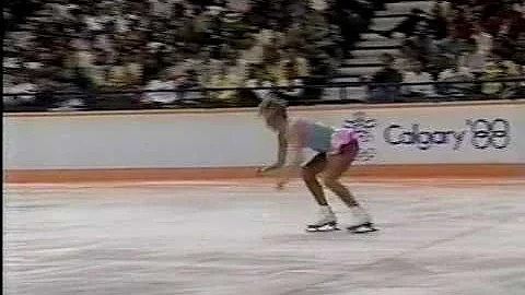 Joanne Conway (GBR) - 1988 Calgary, Figure Skating...
