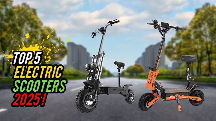 Top High-Speed Electric Scooters 2025 – Dual Motor Beasts with Off-Road Power!