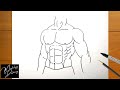 How To Draw Abs Easy Step By Step 