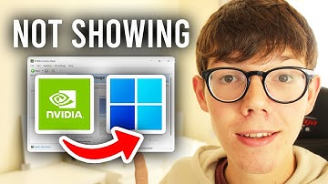 How To Fix NViDIA Control Panel Not Showing Up - Full Guide