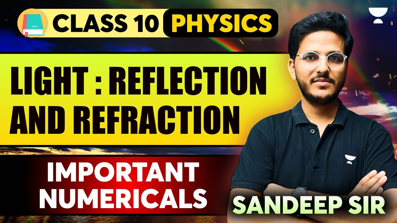 Light - Reflection and Refraction | Class 10 | Important Numericals ...