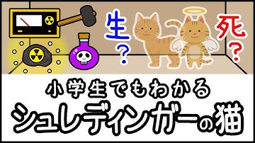 【生きてるし死んでいる？】小学生でもわかる・シュレディンガーの猫とは何か？【科学・ざっくり解説】