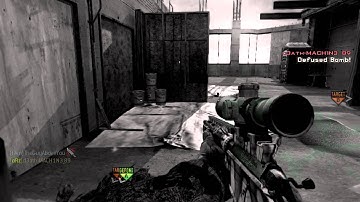 MW3 - Awesome Across Map Throwing Knife Kill