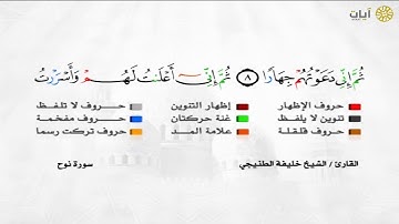 المصحف المجود - خليفة الطنيجي - سورة نوح