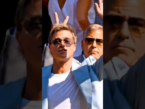 Питт и Клуни продолжают кайфовать в Венеции #shorts #bradpitt #georgeclooney #venicefilmfestival2024