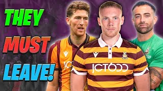 THREE PLAYERS WHO COULD LEAVE BRADFORD CITY THIS SUMMER!