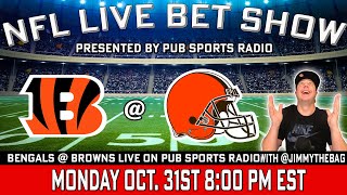 Cincinnati Bengals vs Cleveland Browns  LIVE Bet Stream | NFL Football Week 8 l