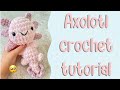 CROCHET PLUSH AXOLOTL | EASY CROCHET TUTORIAL