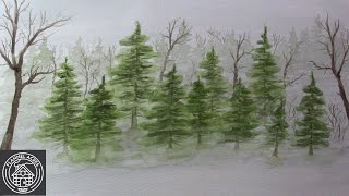 Painting Watercolor Time-lapse | &quot;Hello December&quot;
