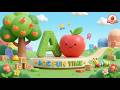 Alphabet Phonics Song | ABC Learning Video for Toddlers & Kids 🌈 !! A is For Apple 🍎ABC alfa studio
