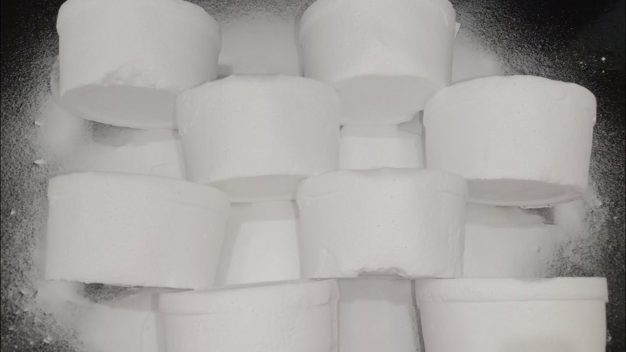 Crispy soft backing soda || ASMR VIDEO Backing soda crunchy relaxing video.