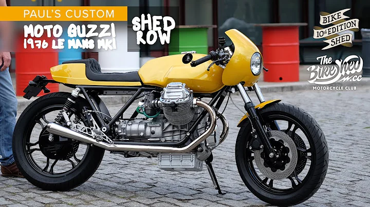 Paul's Moto Guzzi Le Mans shed-built cafe racer - Bike Shed Show 2019