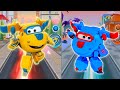 Super wings jett run super power Donnie amp Donnie  Super wings jett run super power Donnie amp Donnie