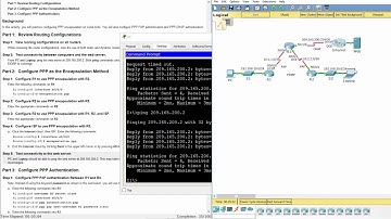 [CCNA v6] Packet Tracer 2.3.2.6  Configuring PAP and CHAP Authentication
