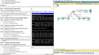 [CCNA v6] Packet Tracer 2.3.2.6  Configuring PAP and CHAP Authentication