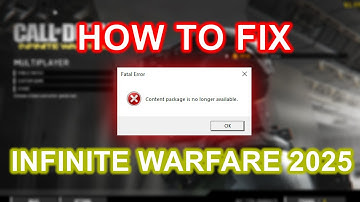 How To Fix "Fatal Error" Crash - Infinite Warfare (WORKING 2025 & 2026)