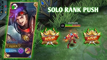 X-Borg solo rank push | X-borg gameplay |Mobile Legends : Bang Bang