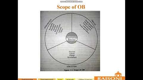 OB- Organizational Behavior- SE CSE-IT- Scope of OB